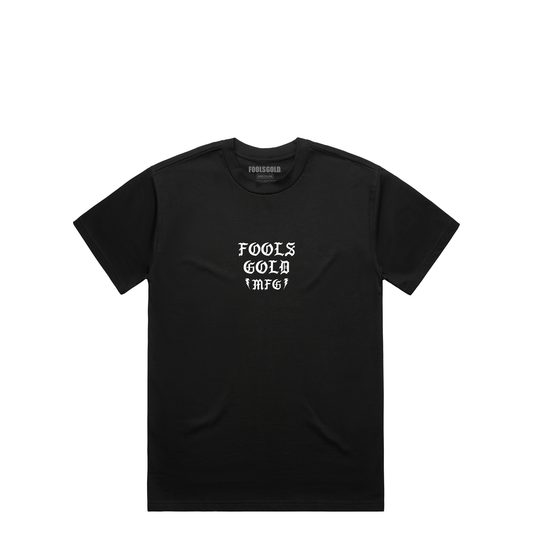 FOOLS GOLD - MFG BOLT - T-SHIRT - BLACK