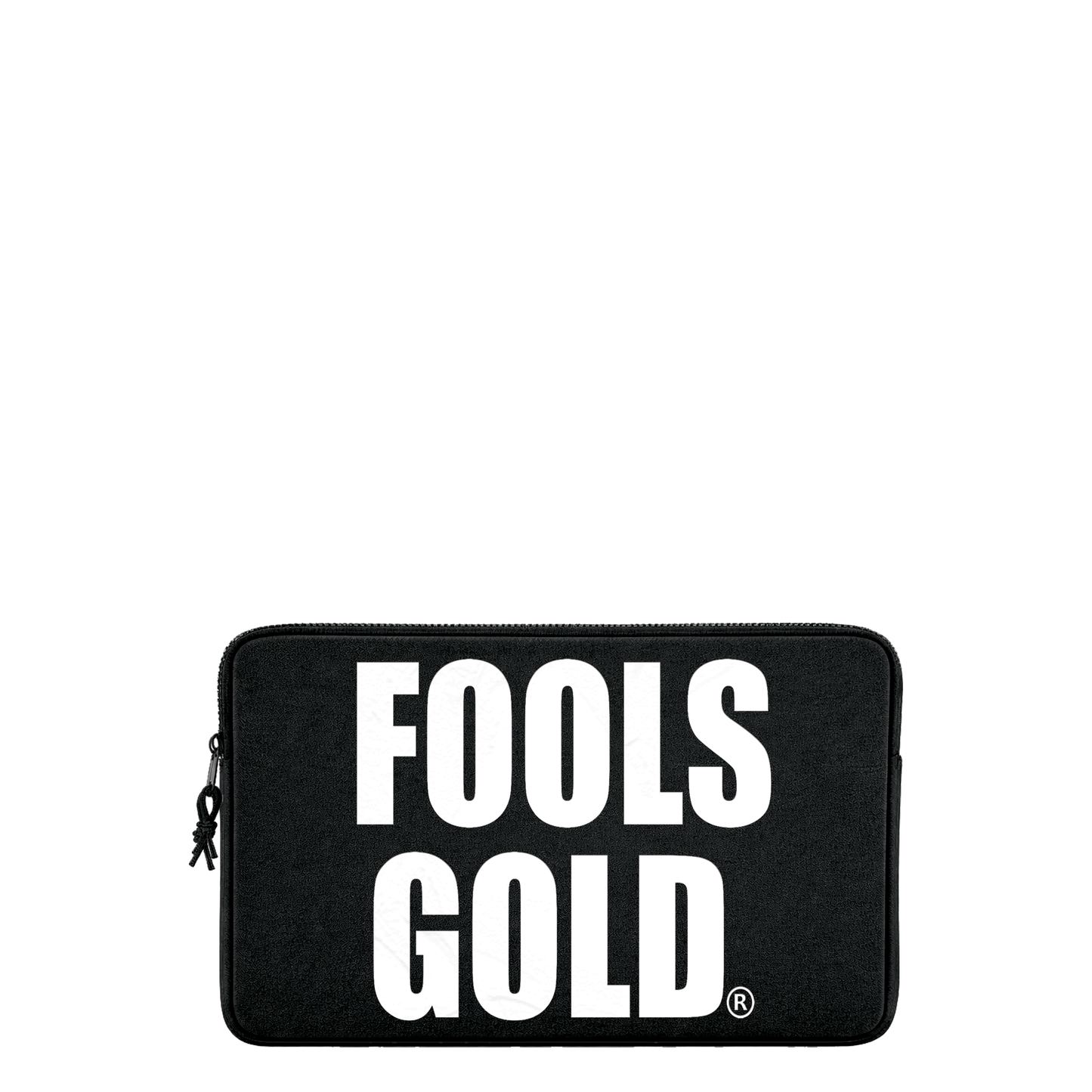 FOOLS GOLD - STATEMENT - 13" LAPTOP SLEEVE - BLACK