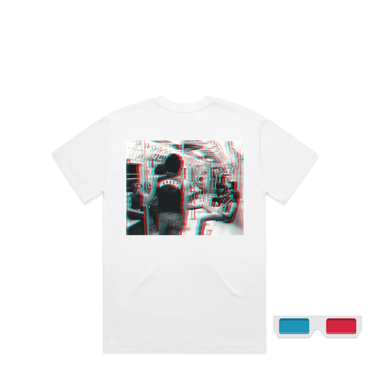 UPSET - WARRIORS 3D - T-SHIRT - WHITE - LTD EDITION