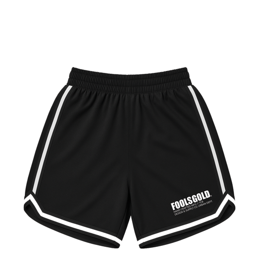 FOOLS GOLD - ICON - MESH SHORTS - BLACK