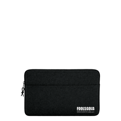 FOOLS GOLD - STATEMENT - 13" LAPTOP SLEEVE - BLACK
