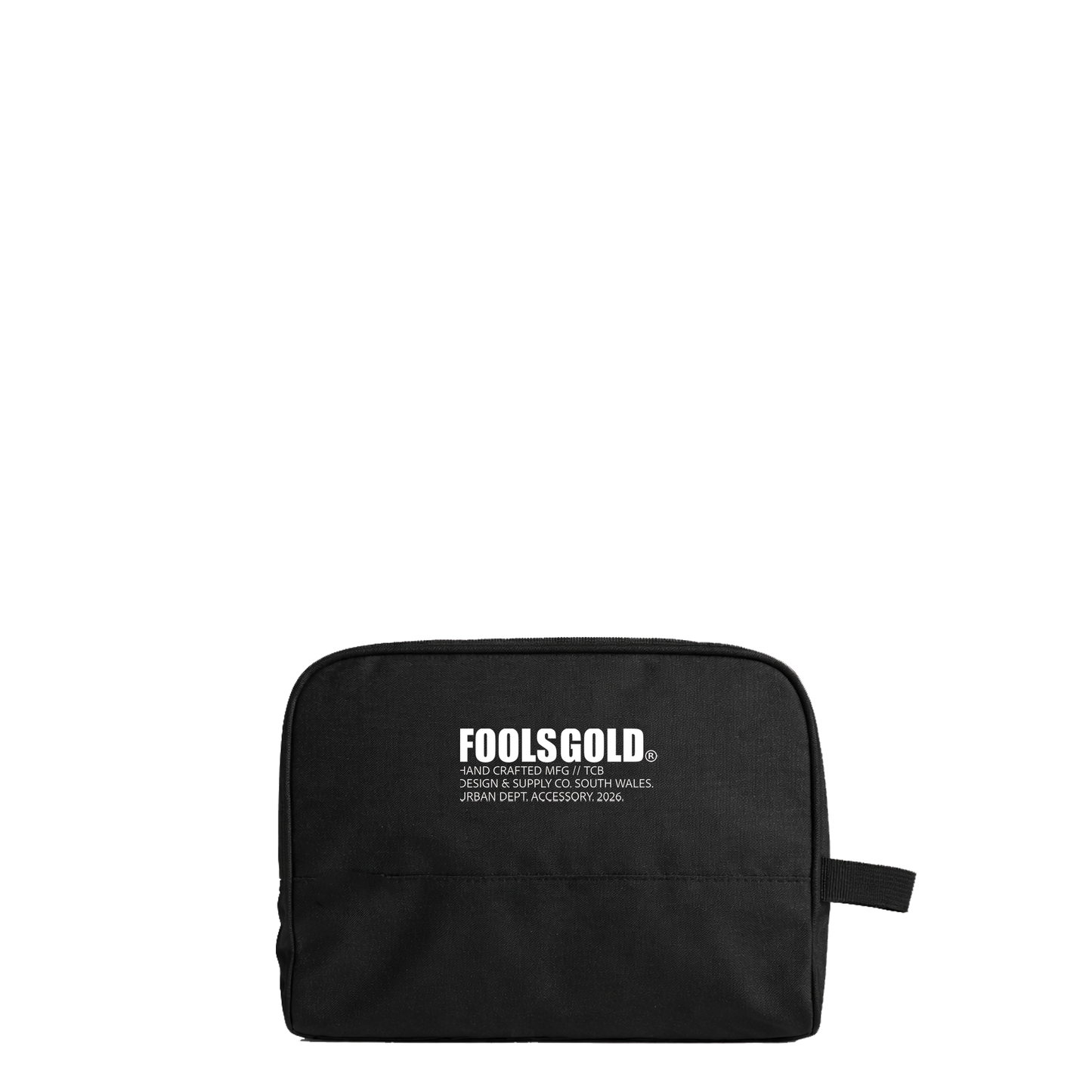 FOOLS GOLD - ICON - UTILITY BAG (SMALL) - BLACK