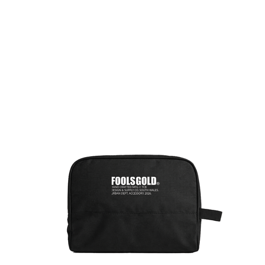 FOOLS GOLD - ICON - UTILITY BAG (SMALL) - BLACK
