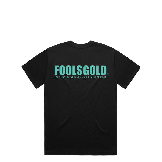 FOOLS GOLD - SUPPLY CO - T-SHIRT - BLACK