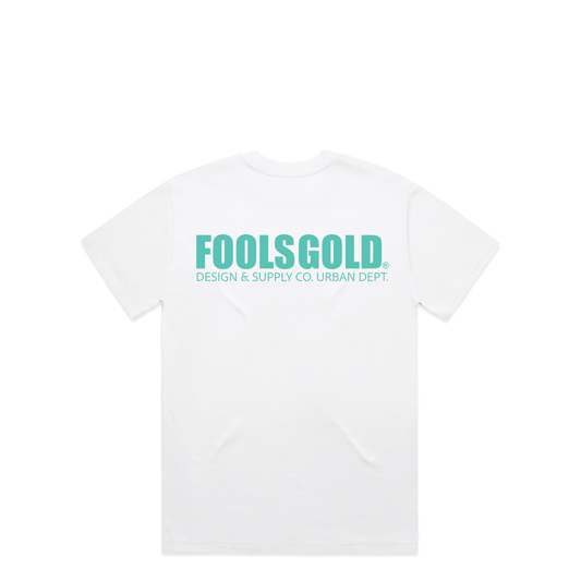 FOOLS GOLD - SUPPLY CO - T-SHIRT - WHITE