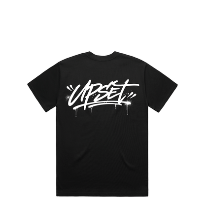 UPSET - SIGNATURE - T-SHIRT - BLACK