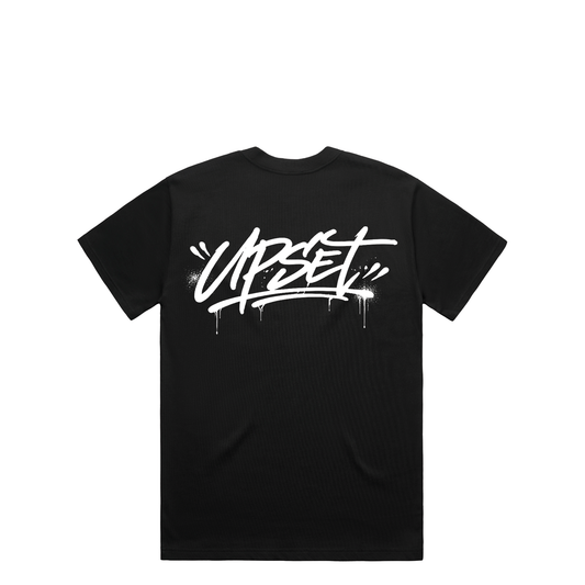 UPSET - SIGNATURE - T-SHIRT - BLACK