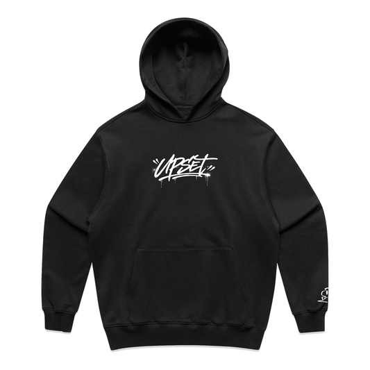 UPSET - SIGNATURE - HEAVY HOODIE - BLACK