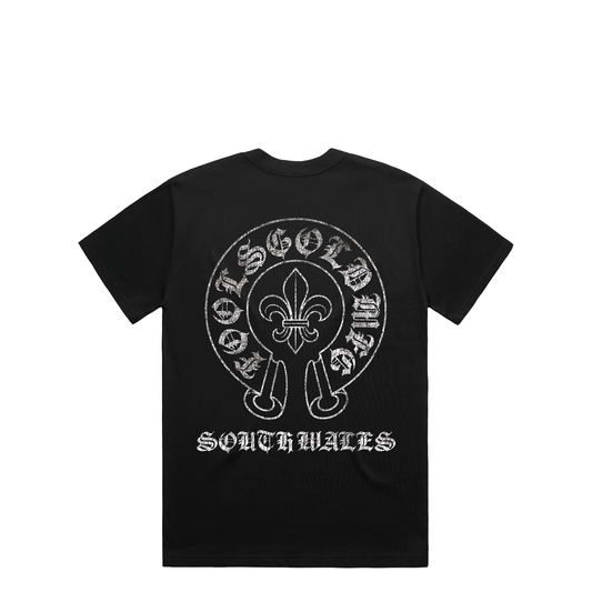 FOOLS GOLD - FLEUR - T-SHIRT - BLACK