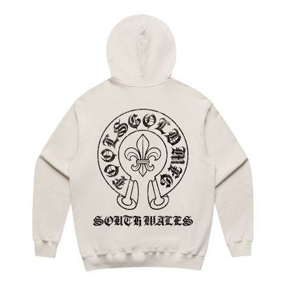 FOOLS GOLD - FLEUR - HEAVY HOODIE - ECRU