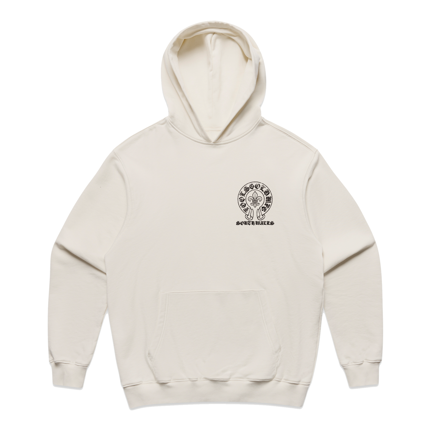 FOOLS GOLD - FLEUR - HEAVY HOODIE - ECRU