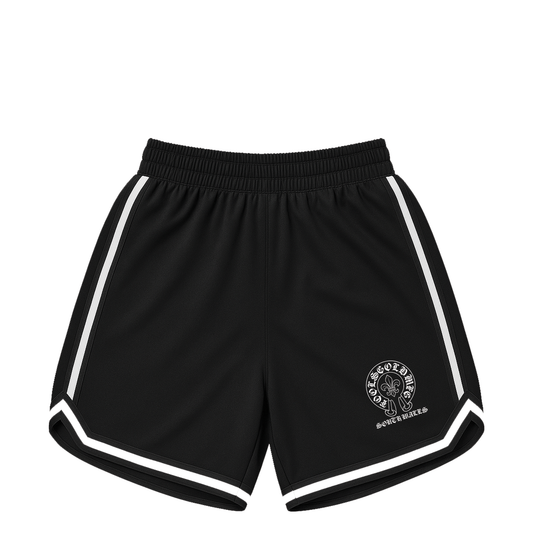 FOOLS GOLD - FLEUR - MESH SHORTS - BLACK